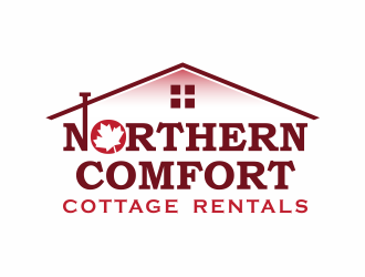 Northern Comfort Cottage Rentals logo design by up2date