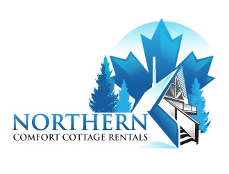 Northern Comfort Cottage Rentals logo design by Suvendu