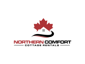 Northern Comfort Cottage Rentals logo design by oke2angconcept