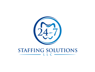 24 - 7 Staffing Solutions LLC logo design by ammad