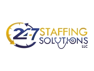 24 - 7 Staffing Solutions LLC logo design by ruki