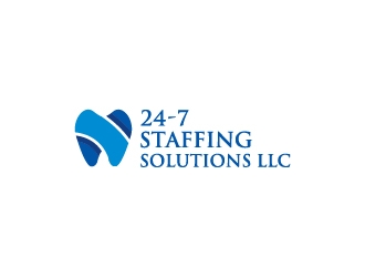 24 - 7 Staffing Solutions LLC logo design by wongndeso