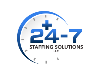 24 - 7 Staffing Solutions LLC logo design by ingepro