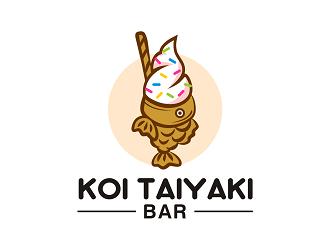 KOI TAIYAKI BAR logo design by haze