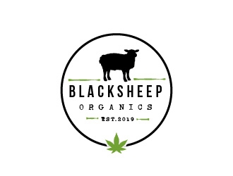Blacksheep Organics logo design by Rachel