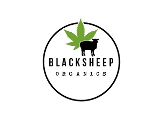 Blacksheep Organics logo design by Rachel