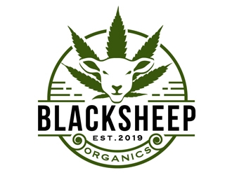 Blacksheep Organics logo design by DreamLogoDesign