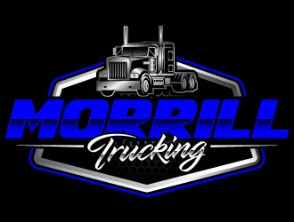 Morrill Trucking  logo design by daywalker