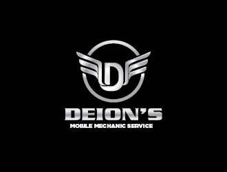 Deion’s mobile mechanic service  or the re-up mobile mechanic services  logo design by munna
