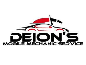 Deion’s mobile mechanic service  or the re-up mobile mechanic services  logo design by AamirKhan