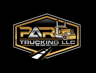 PAR Trucking, LLC logo design by Benok