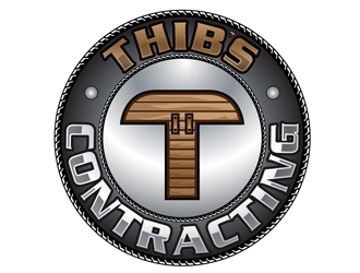 Thibs Contracting logo design by DreamLogoDesign