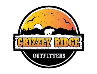 Grizzly Ridge Outfitters logo design by KreativeLogos