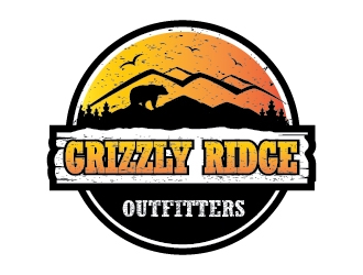 Grizzly Ridge Outfitters logo design by KreativeLogos