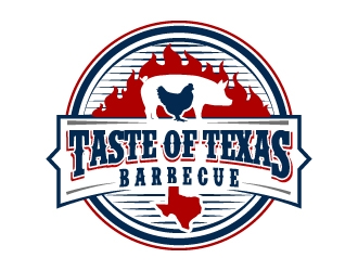 Taste of Texas Barbecue logo design by jaize