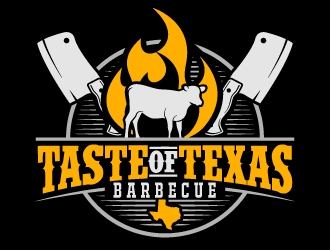 Taste of Texas Barbecue logo design by LogOExperT