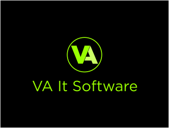 VA It Software logo design by bunda_shaquilla