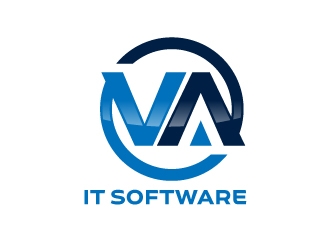 VA It Software logo design by jaize