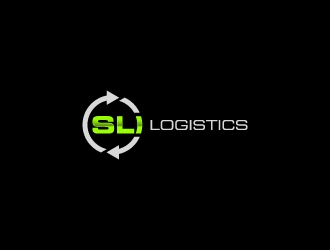 SLI Logistics logo design by wongndeso