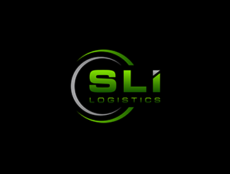 SLI Logistics logo design by blackcane