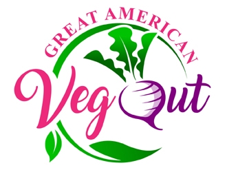 Great American Veg Out logo design by MAXR