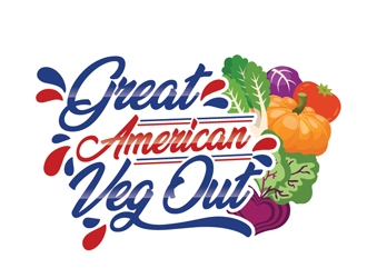 Great American Veg Out logo design by Roma