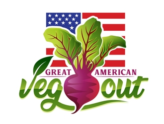 Great American Veg Out logo design by DreamLogoDesign