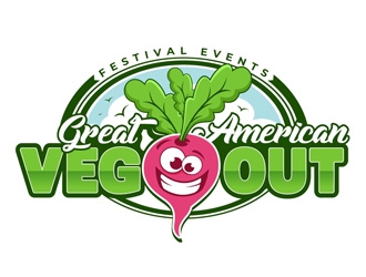 Great American Veg Out logo design by DreamLogoDesign