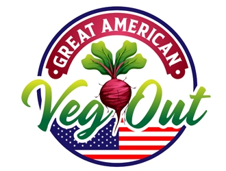 Great American Veg Out logo design by DreamLogoDesign