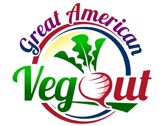 Great American Veg Out logo design by MAXR