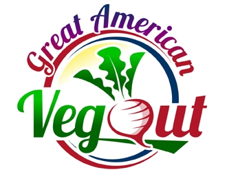 Great American Veg Out logo design by MAXR