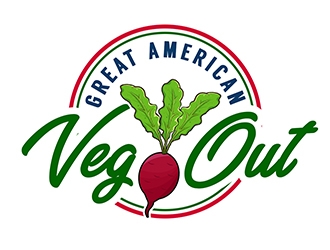 Great American Veg Out logo design by PrimalGraphics