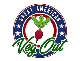 Great American Veg Out logo design by PrimalGraphics