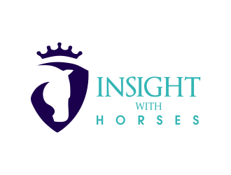 Insight with horses logo design by JessicaLopes