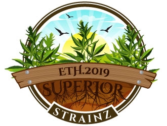 Superior Strainz logo design by Suvendu