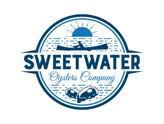 sweetwater oysters company  logo design by karjen
