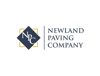 Newland Paving Company  logo design by alby