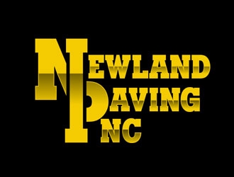 Newland Paving Company  logo design by LogoInvent
