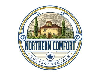 Northern Comfort Cottage Rentals logo design by rahmatillah11