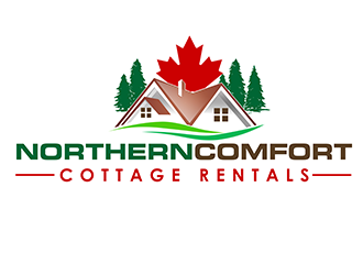 Northern Comfort Cottage Rentals logo design by 3Dlogos