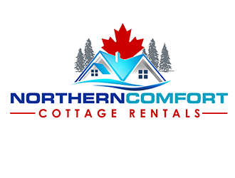 Northern Comfort Cottage Rentals logo design by 3Dlogos