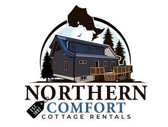 Northern Comfort Cottage Rentals logo design by DreamLogoDesign