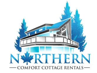 Northern Comfort Cottage Rentals logo design by Suvendu