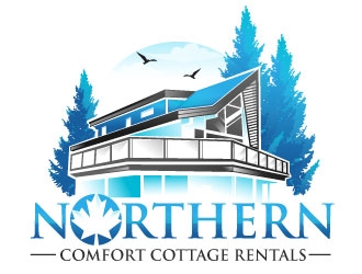 Northern Comfort Cottage Rentals logo design by Suvendu