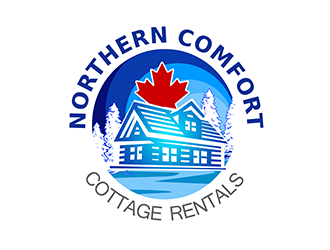 Northern Comfort Cottage Rentals logo design by 3Dlogos
