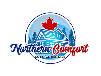 Northern Comfort Cottage Rentals logo design by 3Dlogos