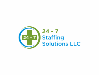 24 - 7 Staffing Solutions LLC logo design by luckyprasetyo
