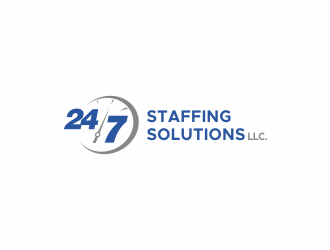 24 - 7 Staffing Solutions LLC logo design by Kindo