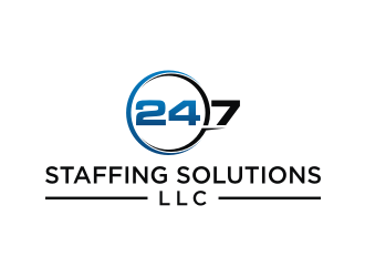 24 - 7 Staffing Solutions LLC logo design by mbamboex