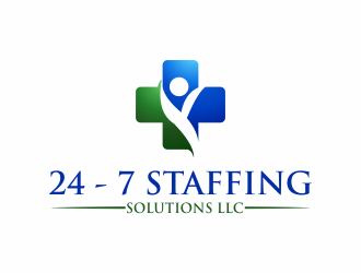 24 - 7 Staffing Solutions LLC logo design by luckyprasetyo